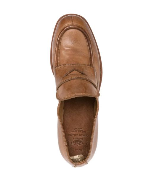 Officine Creative Calixte 020 レザーローファー Brown
