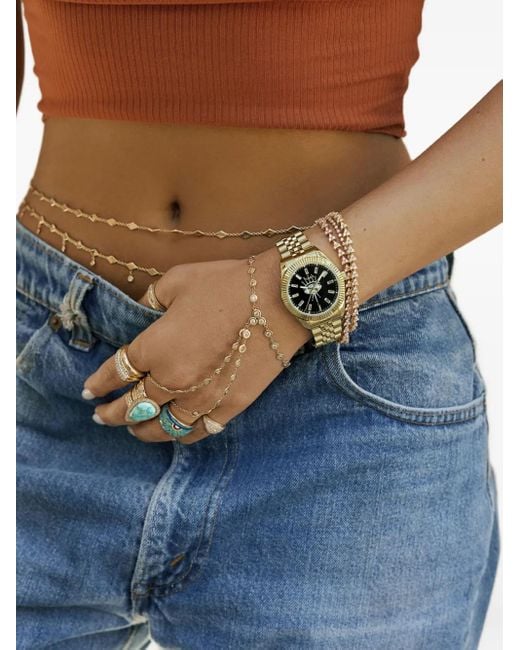 Timex Metallic X Jacquie Aiche Stainless Steel Eye Dial 38Mm