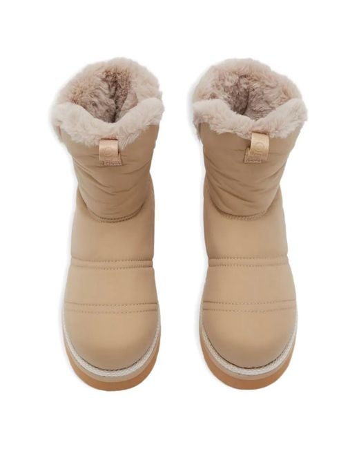 Odissi Natural Rose Lined Elasticated Boots