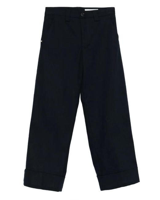 Pantaloni Con Bottoni di White Sand in Blue