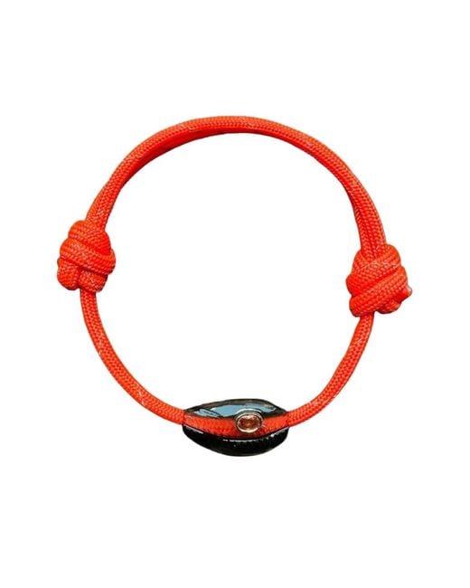 Dezso by Sara Beltran Red Onyx Sillimanite Classic Cowrie Bracelet