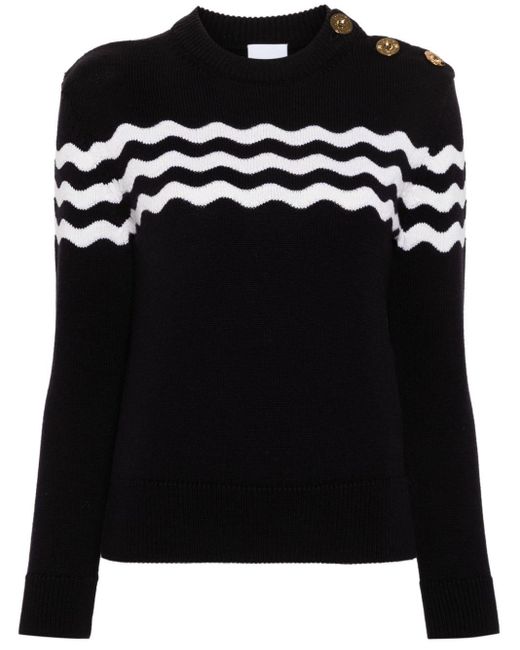 Maglione Wave di Patou in Black