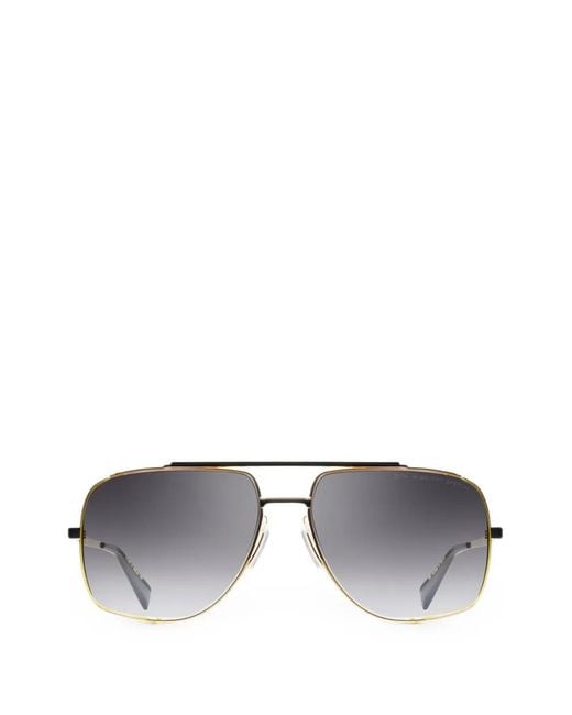 Dita Eyewear Gray Midnight Special Pilot-Frame Sunglasses for men