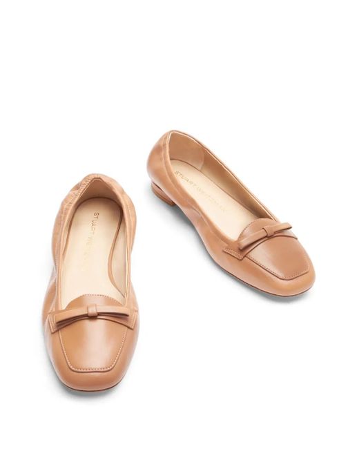 Stuart Weitzman Pink Tully Loafers