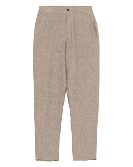 Zegna Linnen Broek in het Natural voor heren
