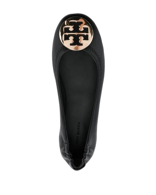 Tory Burch Black Flat Shoes