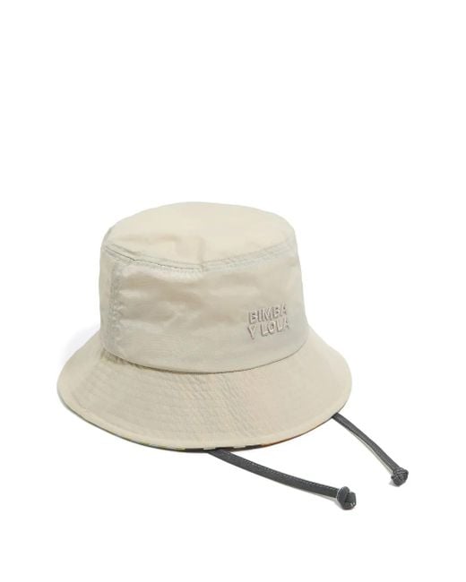 Cappello Bucket Con Ricamo di Bimba Y Lola in White