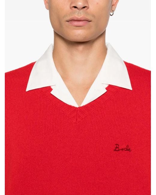 Pull À Logo Brodé Bode pour homme en coloris Red