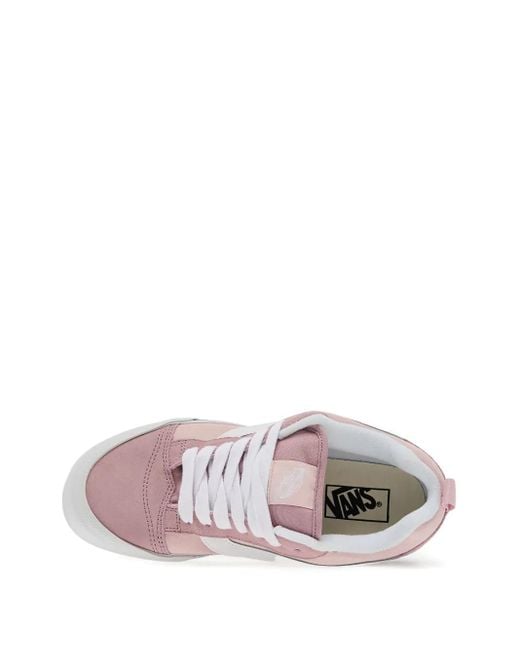 Vans White Knu Skool Sneakers