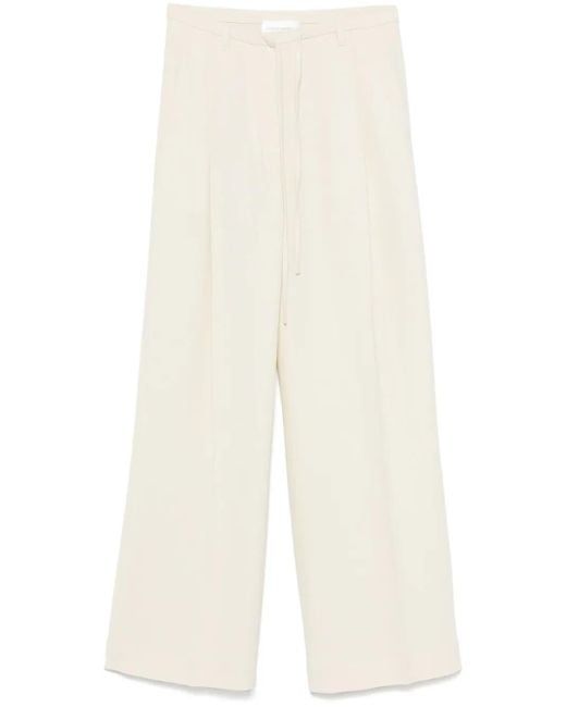 Christian Wijnants White Pamir Straight-Leg Trousers