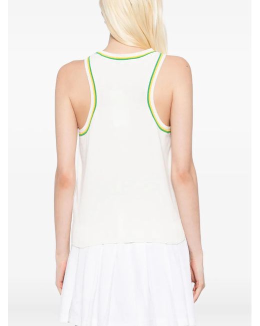 Lacoste Black Jersey Tank Top