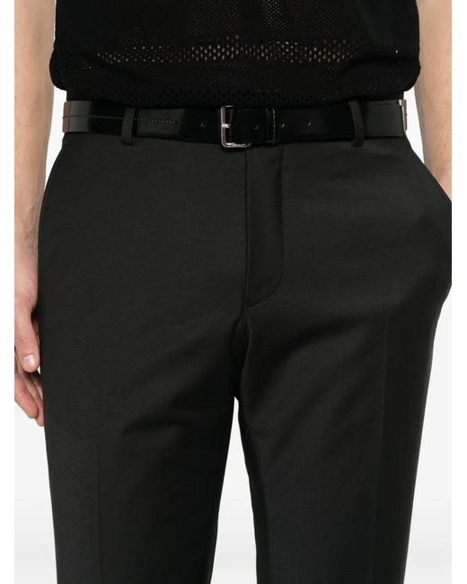 Karl Lagerfeld Black Road Trousers for men