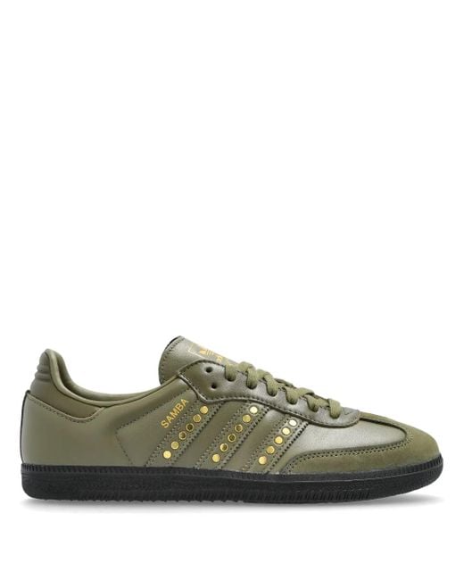 Adidas Green Samba Sneakers