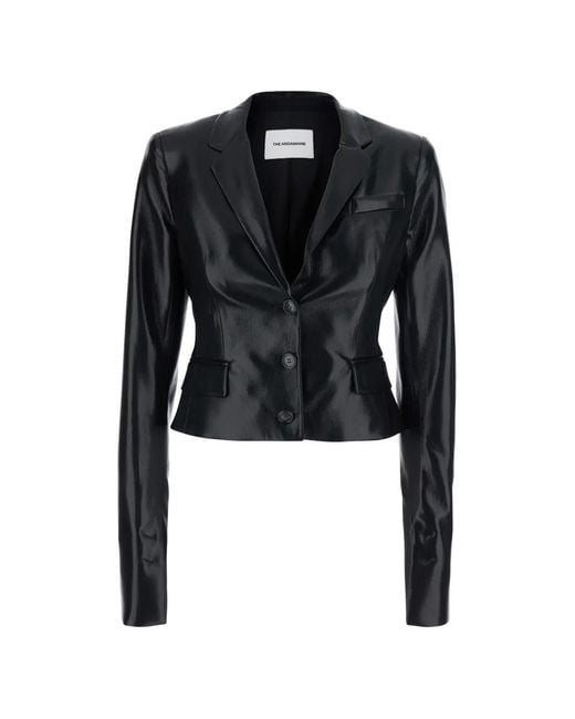 ANDAMANE Black Zefira Cropped Jacket