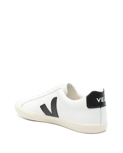 Veja White V-10 Sneakers