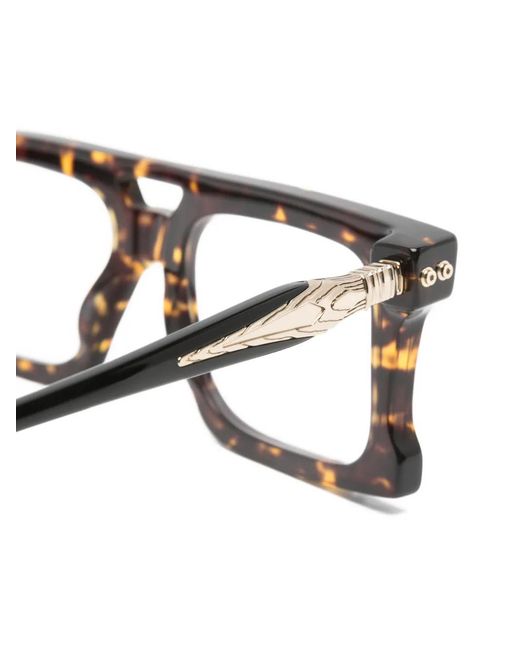 Kuboraum Brown D76 Square-Frame Glasses