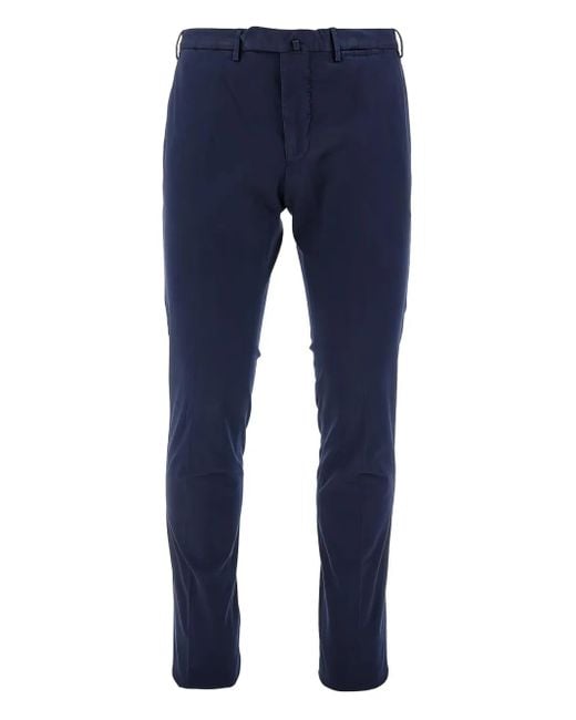 メンズ Santaniello Pressed-crease Chinos Blue