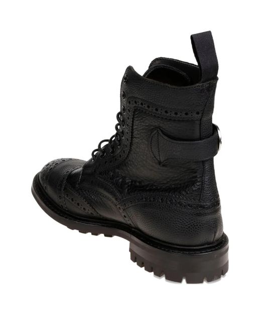 Tricker's Black Sheene Boots for men