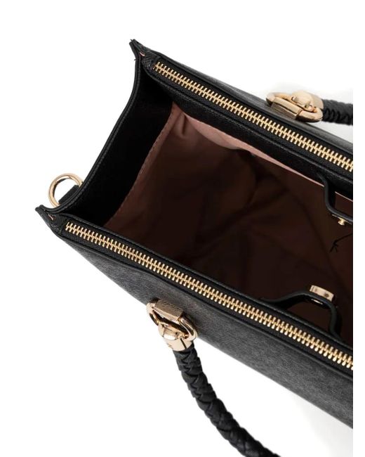 Liu Jo Black Tote Bag mit Logo