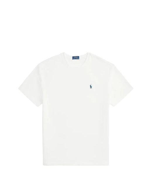 Polo Ralph Lauren White Classic Fit Terry T-Shirt for men
