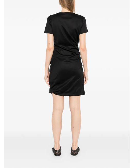 JNBY Black Ruched Bodycon Dress