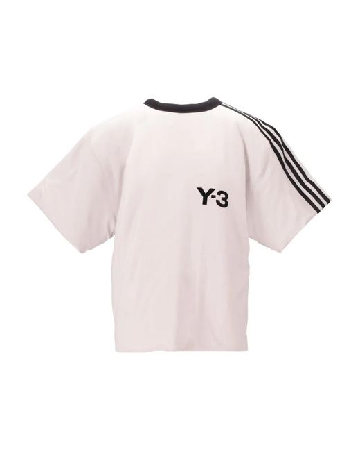 Adidas Pink Y-3 Padded Stripes T-Shirt
