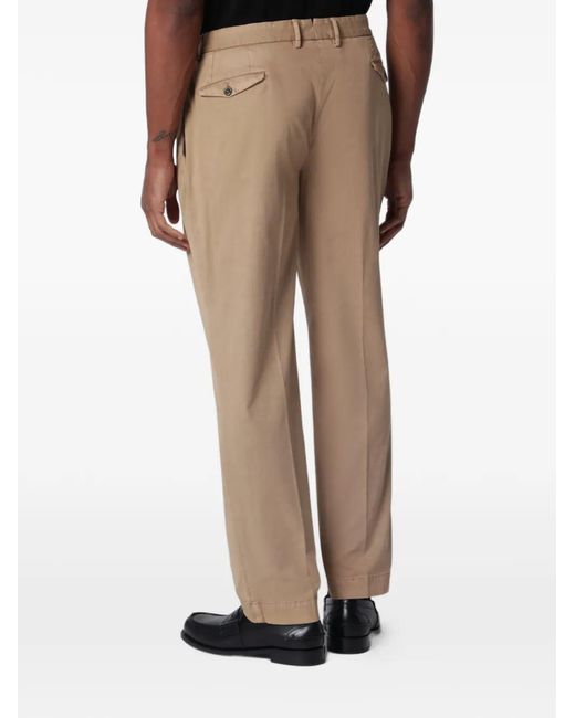 Santaniello Natural Arechi Pleated Trousers for men