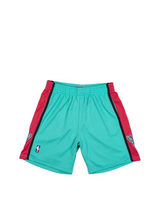 Mitchell & Ness Blue Nba Reload Swingman Shorts for men
