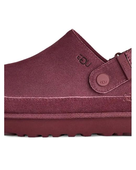 Ugg Purple Goldenstar Strap Clogs