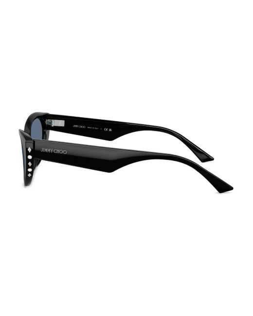 Jimmy Choo Blue Lunettes De Soleil À Monture Papillon