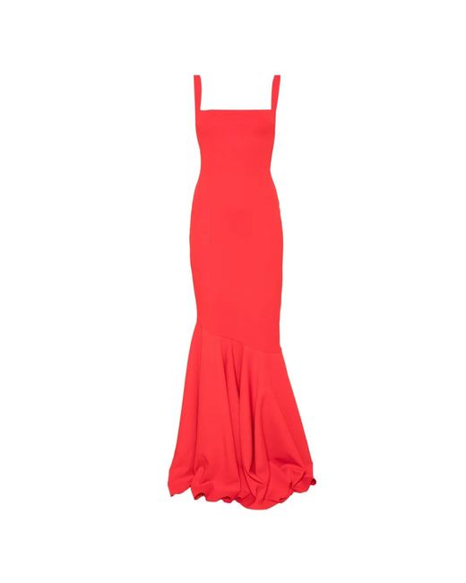 Solace London Red Lottie Maxi Dress