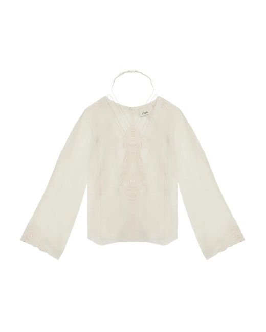 Isabel Marant White Luna Blouse
