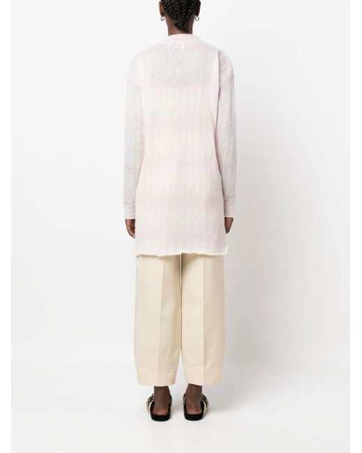 Maglione A Rombi di Rus in White