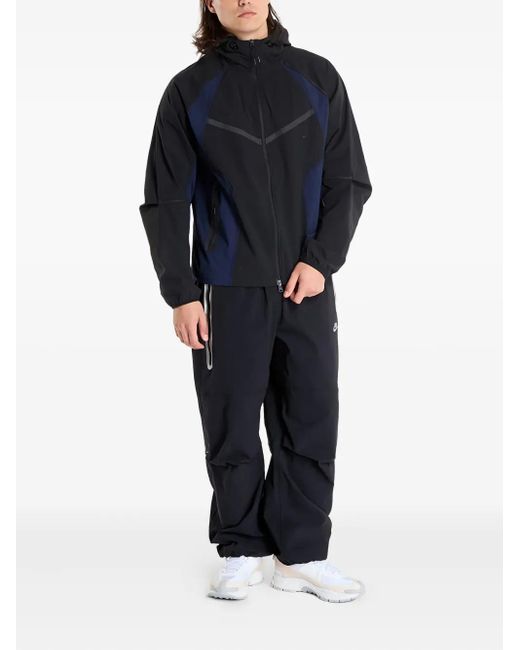 Nike Blue Colour-Block Woven Jacket for men