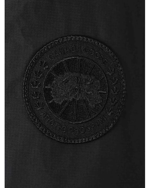 Canada Goose Black Logo-Patch Padded Jacket for men
