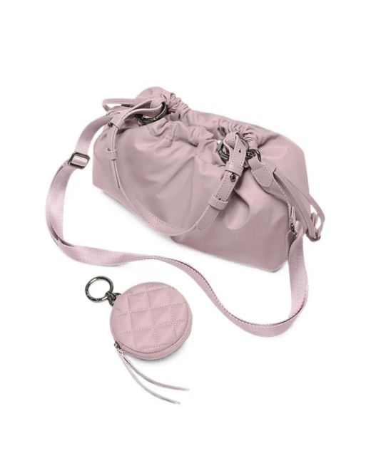 MZ Wallace Pink Small Waverly Shoulder Bag