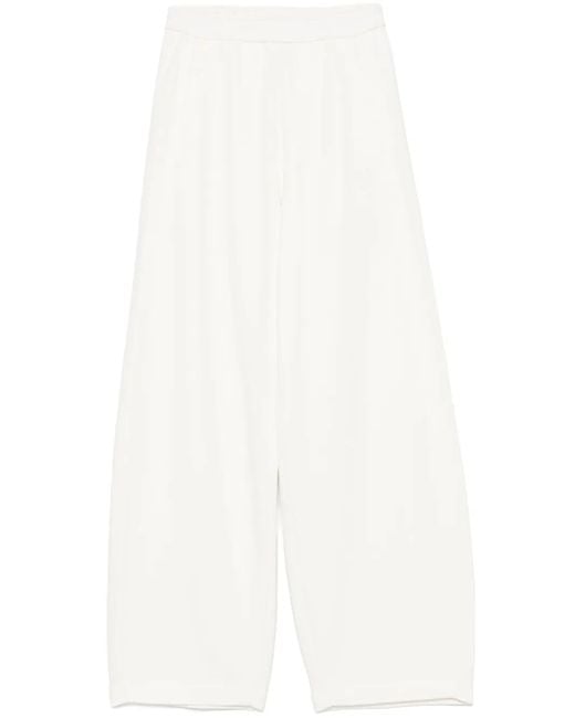 Forte_forte White Cotton Sweatpants