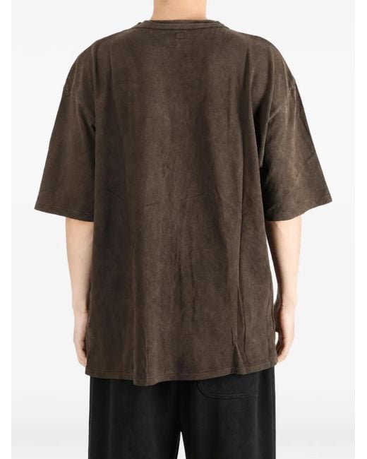TAIGA TAKAHASHI Brown Lot. 616 Crew-Neck T-Shirt for men