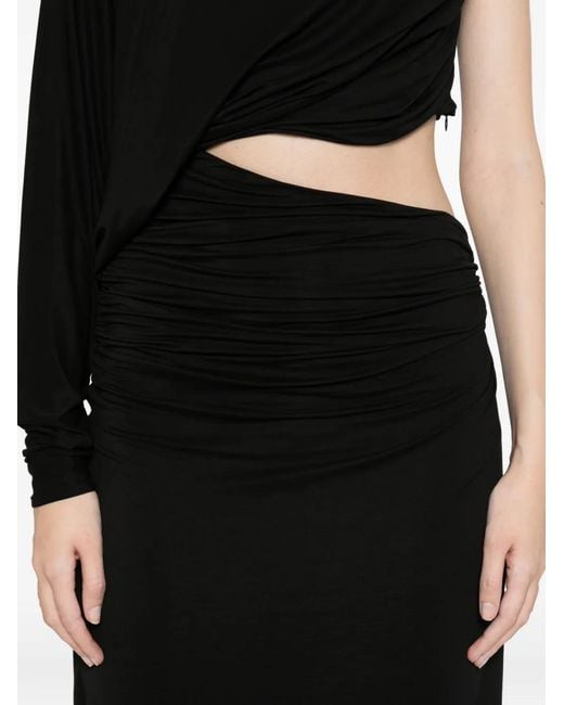 Axel 113 Black Amanda Draped Dress