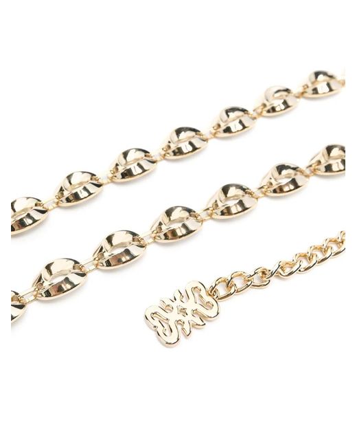 Sandro Metallic Chain-Link Belt
