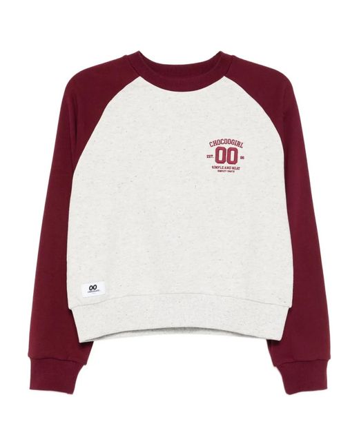 Chocoolate Logo-Embroidered Sweatshirt