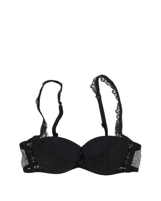 La Perla Black Lace-Trim Bra