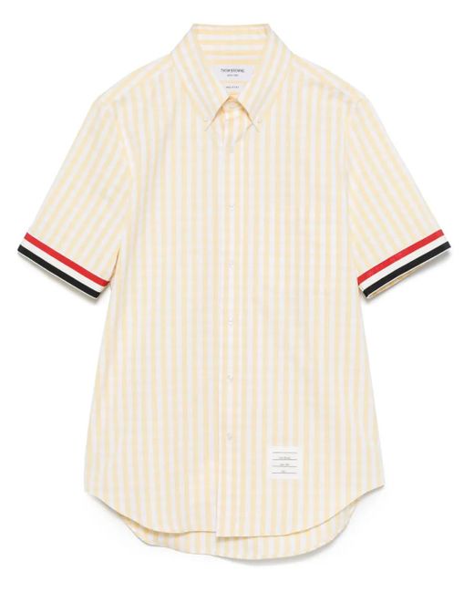 Camisa a cuadros Thom Browne de hombre de color Natural