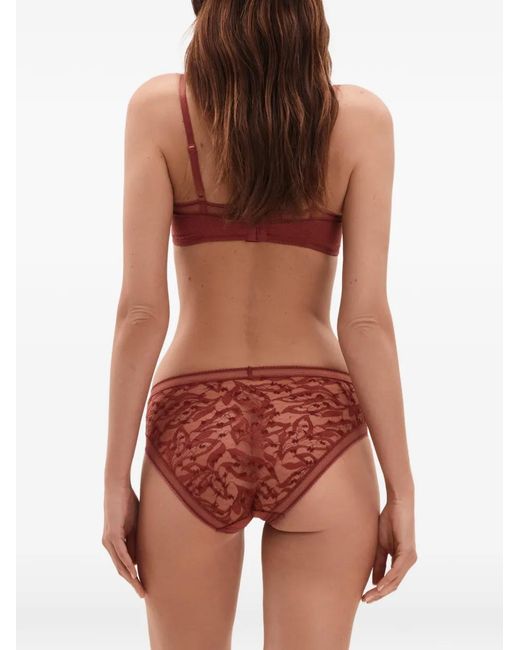 Eres Pampille Lace-Embroidered Bra
