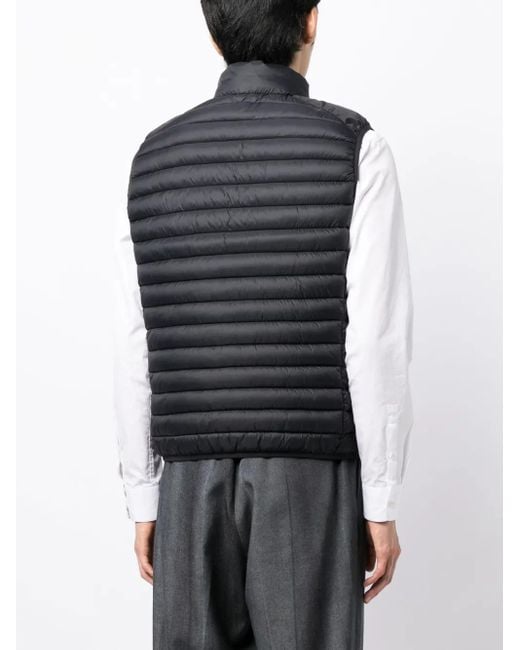 Save The Duck Blue Adam Padded Gilet for men