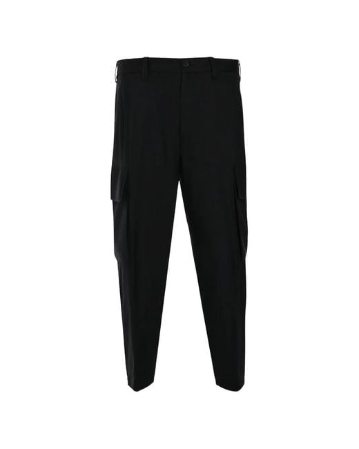 Neil Barrett Black Fireman Cargo Trousers for men