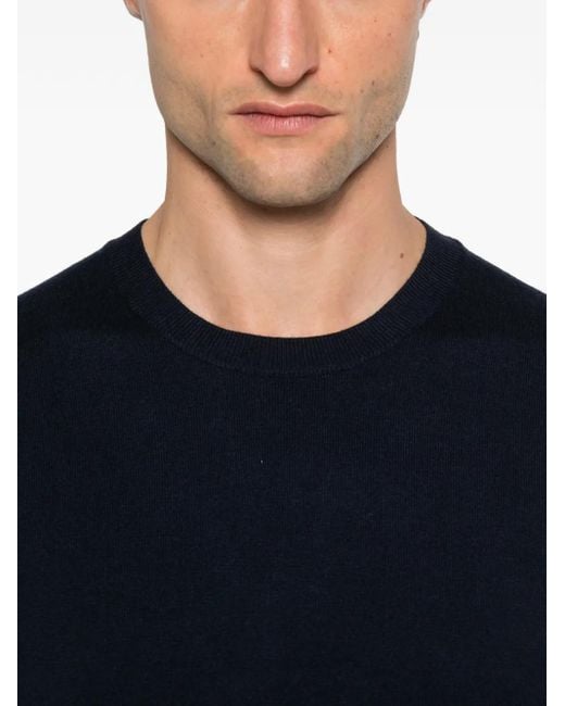 Diktat Blue Crew-Neck Sweater for men