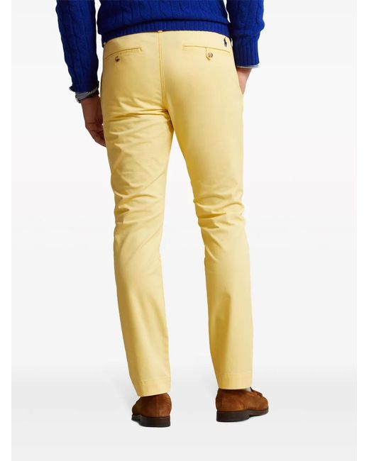 Polo Ralph Lauren Yellow Stretch-Design Chino Trousers for men