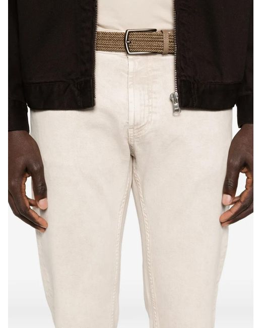 Eleventy White Five-Pocket Jeans for men