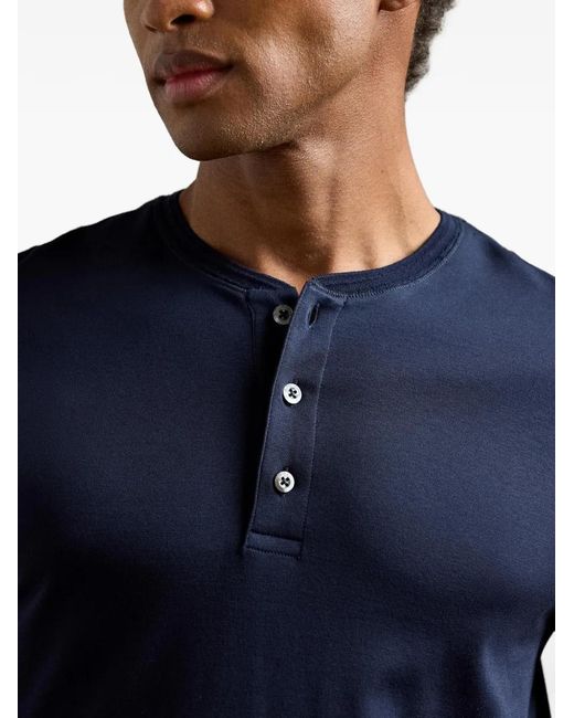 Ralph Lauren Blue Interlock Long-Sleeve T-Shirt for men